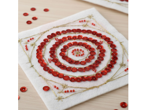 Lantejoula Escolar Vermelha