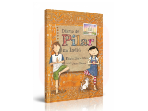 Livro Diário de Pilar na Índia 